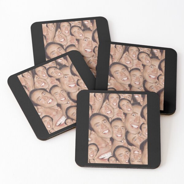Item preview, Nicolas Cage Face Collage Design Graphic 	 designed and sold by wgutuaxnzt53.