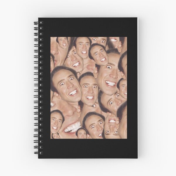 Item preview, Nicolas Cage Face Collage Design Graphic 	 designed and sold by wgutuaxnzt53.