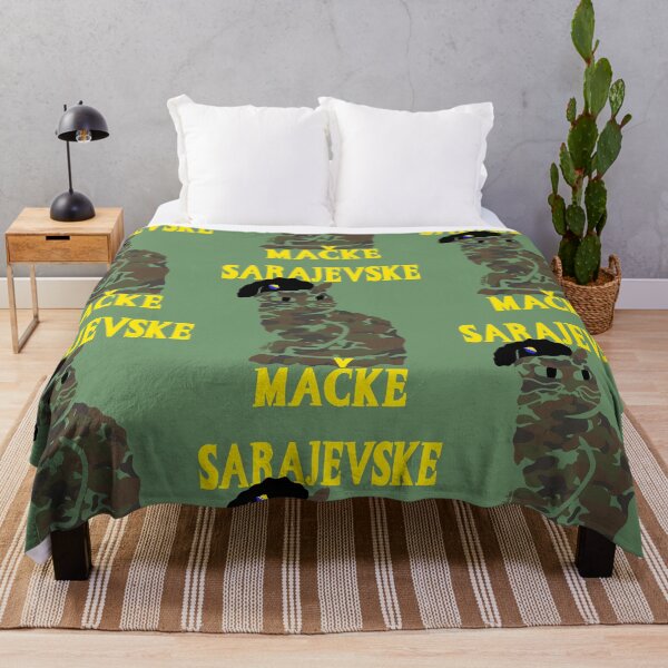 Item preview, Sarajevo cat with military beret, Bosnian Art designed and sold by petiteToulon.