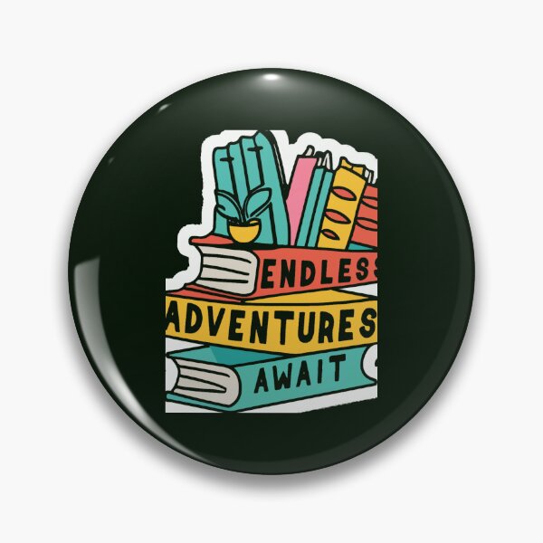 Item preview, Endless Adventures Await - Colorful Bookshelf Illustration - Copy designed and sold by LittleCrafties.