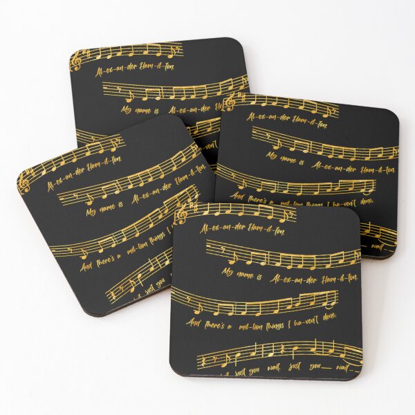 Item preview,  Alexander Hamilton Musical Notes designed and sold by BrunoArchuleta.