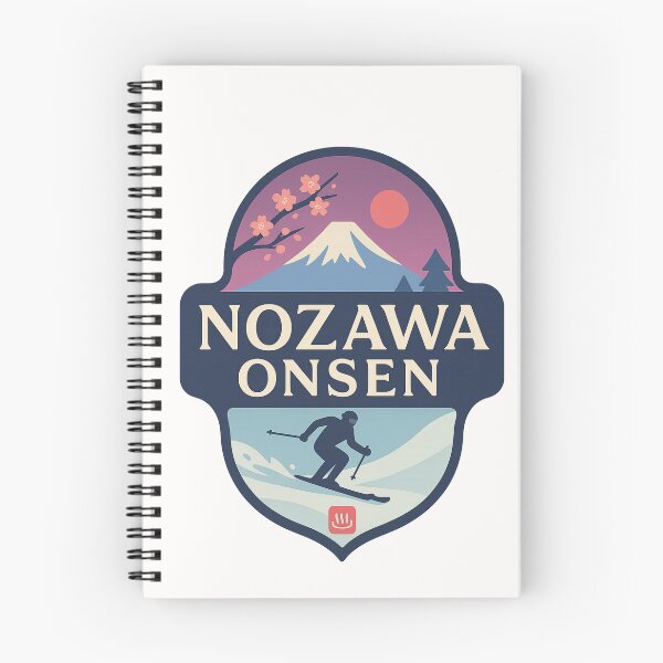 Item preview, Nozawa Onsen, Japan – Sunset Ski Scene with Mount Kenashi designed and sold by Places On Earth.