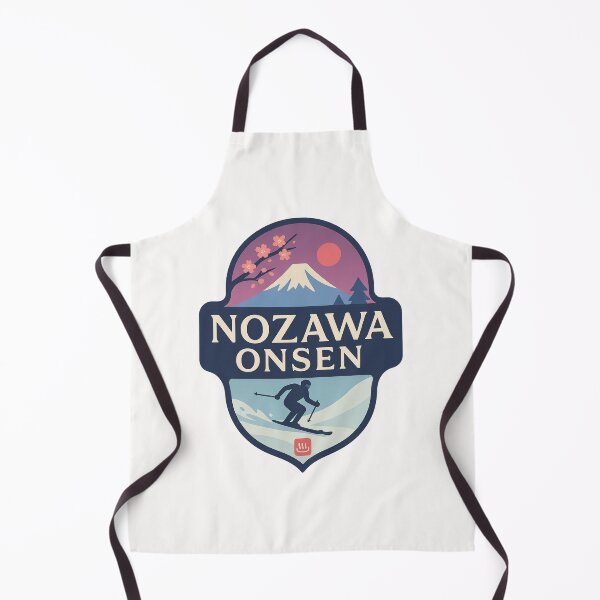 Item preview, Nozawa Onsen, Japan – Sunset Ski Scene with Mount Kenashi designed and sold by Places On Earth.