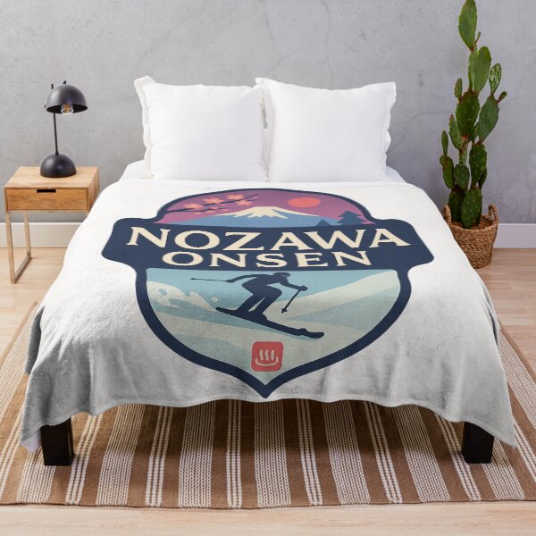 Item preview, Nozawa Onsen, Japan – Sunset Ski Scene with Mount Kenashi designed and sold by Places On Earth.