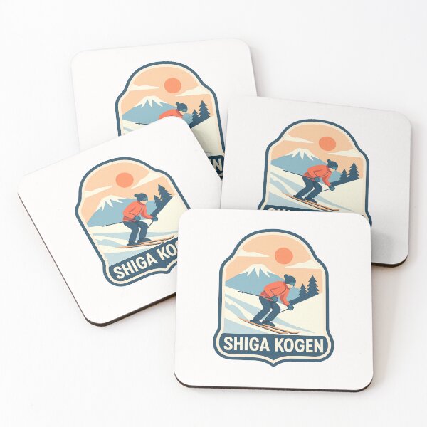 Item preview, Shiga Kogen, Japan – Skier and Winter Sunset Over Mount Yokote designed and sold by Places On Earth.