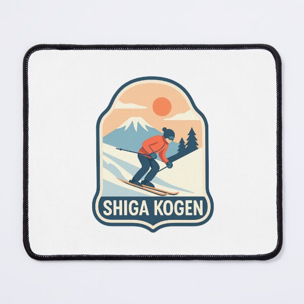 Item preview, Shiga Kogen, Japan – Skier and Winter Sunset Over Mount Yokote designed and sold by Places On Earth.