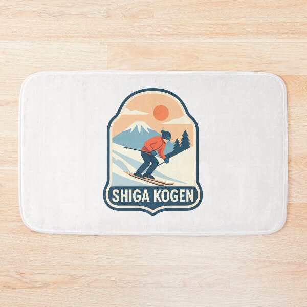 Item preview, Shiga Kogen, Japan – Skier and Winter Sunset Over Mount Yokote designed and sold by Places On Earth.
