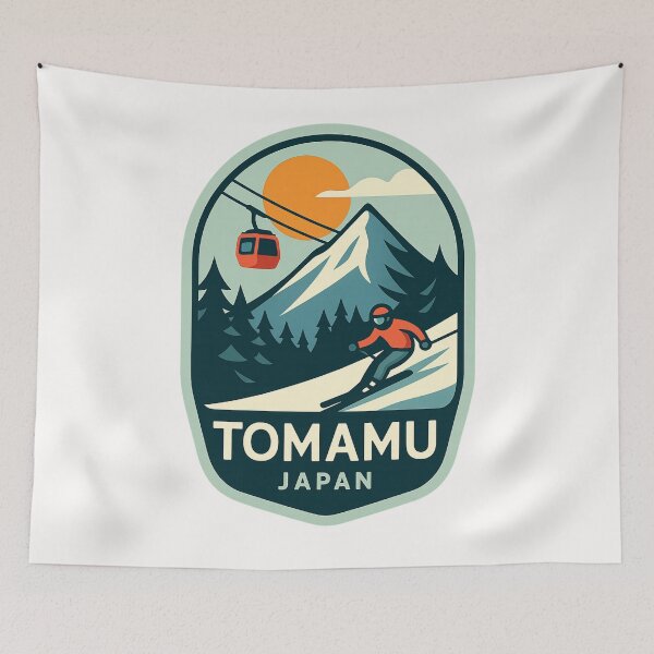 Item preview, Tomamu, Japan – Gondola Over Forested Slopes designed and sold by Places On Earth.