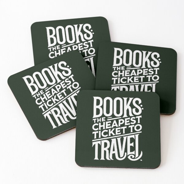 Item preview, Books The cheapest ticket to travel. - Copy designed and sold by LittleCrafties.