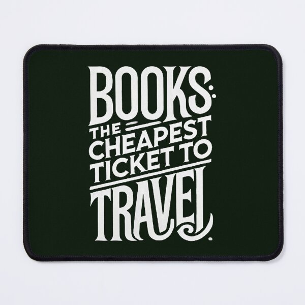 Item preview, Books The cheapest ticket to travel. - Copy designed and sold by LittleCrafties.