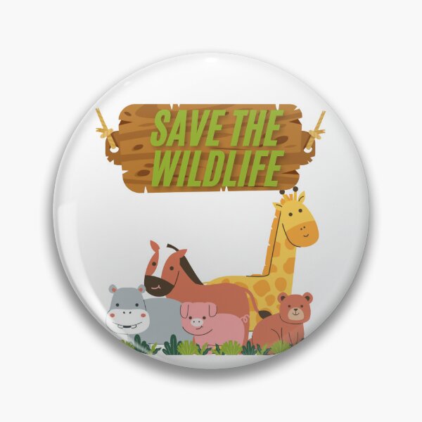 Item preview, Save The Wildlife Cute Cartoon Animals designed and sold by Ramya designs .