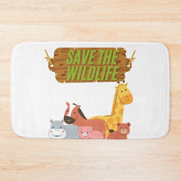 Item preview, Save The Wildlife Cute Cartoon Animals designed and sold by Ramya designs .