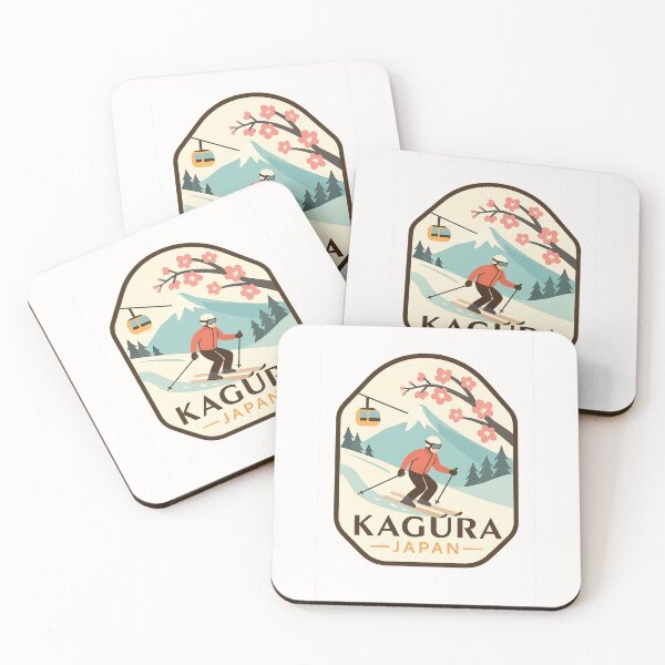 Item preview, Kagura Japan – Cherry Blossoms and Gondola at Mount Naeba designed and sold by Places On Earth.