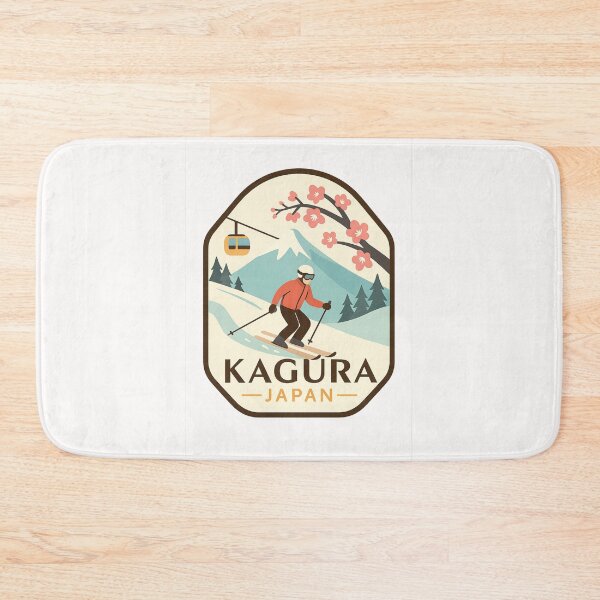 Item preview, Kagura Japan – Cherry Blossoms and Gondola at Mount Naeba designed and sold by Places On Earth.
