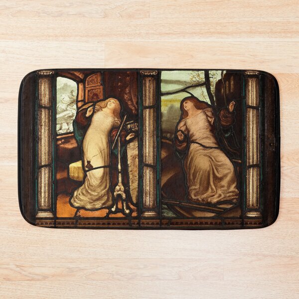 Item preview, The Lady of Shalott Stained Glass Window designed and sold by AnimaliaStar.