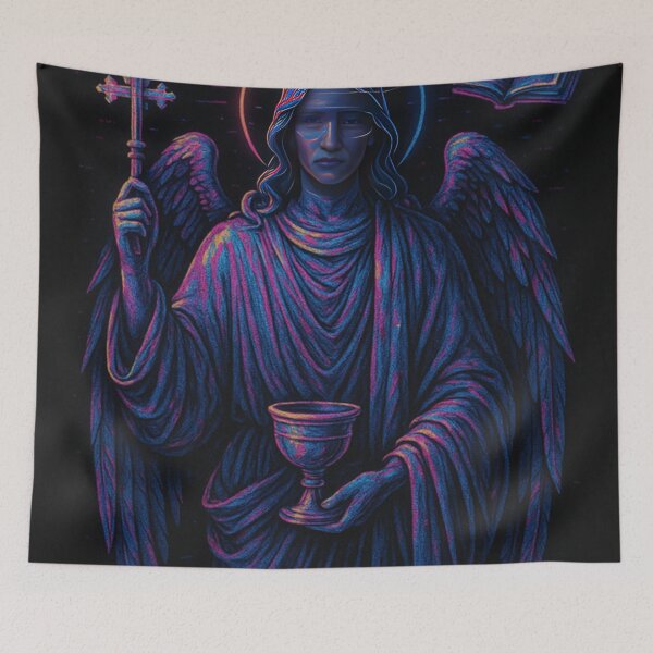 Item preview, Proponowany angielski tytuł: "Neon Angel – Sacred Cyberpunk Vision" designed and sold by Czerkiz.