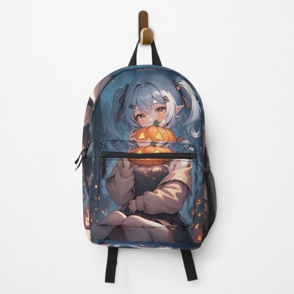 Item preview, Mysterious girl holding a pumpkin designed and sold by ArtsJulian.