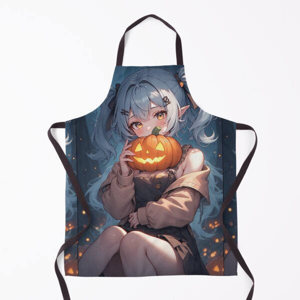 Item preview, Mysterious girl holding a pumpkin designed and sold by ArtsJulian.