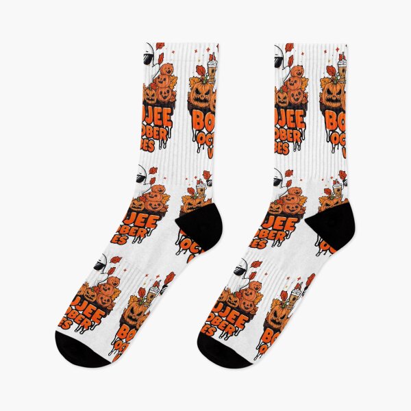 Item preview, Boujee October Vibes Ghost Halloween | Spooky Fall Season Humor designed and sold by Lunaria Arts.