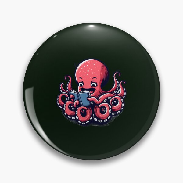 Item preview, Pulpo divertido leyendo - camiseta colorida - Copiar designed and sold by LittleCrafties.