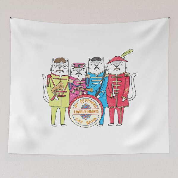 Item preview, Sgt Peppurr'S Lonely Hearts Cats Band designed and sold by Rusoore.