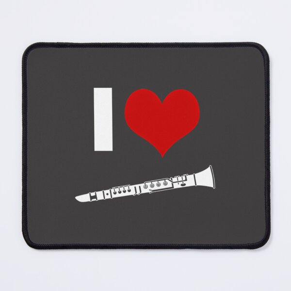 Item preview, 6275-I-Heart-Love-Clarinet designed and sold by Bella444499.