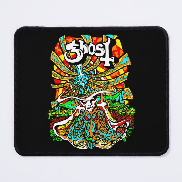 Item preview, Ghost Â€“ Satanic Panic Blacklight Baseball Â¾ Sleeve designed and sold by AugustKiwi.