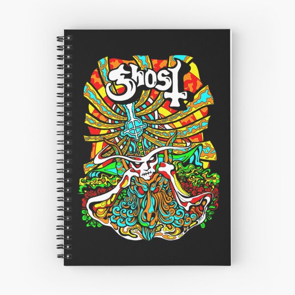 Item preview, Ghost Â€“ Satanic Panic Blacklight Baseball Â¾ Sleeve designed and sold by AugustKiwi.