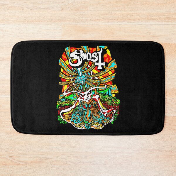 Item preview, Ghost Â€“ Satanic Panic Blacklight Baseball Â¾ Sleeve designed and sold by AugustKiwi.