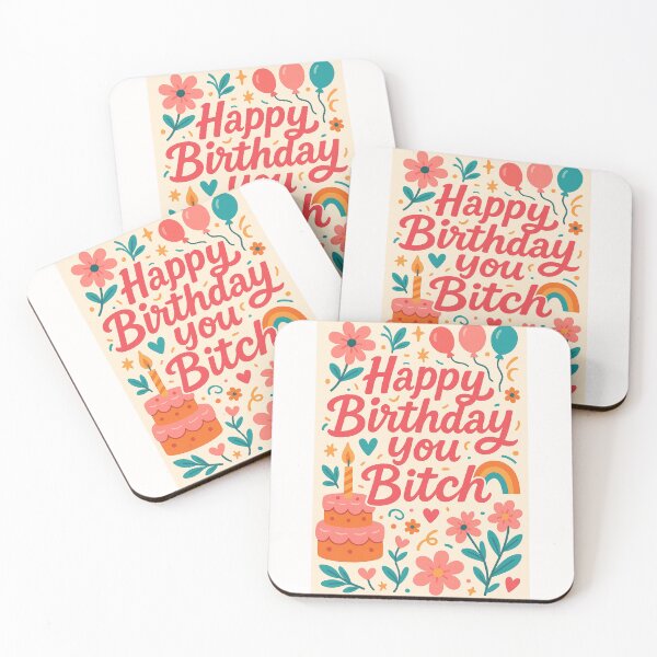 Item preview,  Happy Birthday You Bitch – Bold and Colorful Sass designed and sold by Places On Earth.