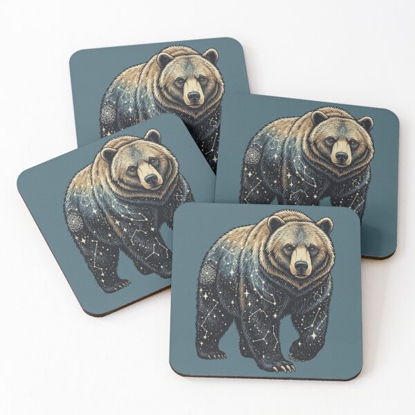 Item preview, Celestial Bear Cosmic Wildlife Art designed and sold by BirdsnStuff.