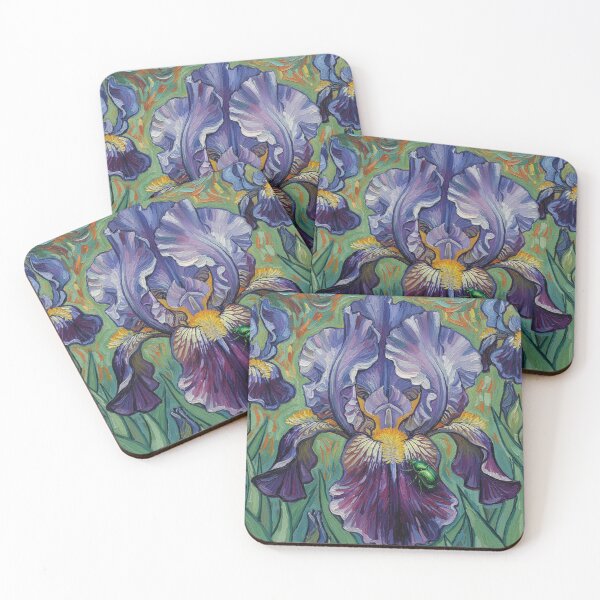 Item preview, Purple flower Van Gogh designed and sold by WildArtIT.