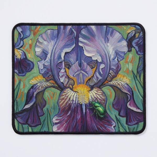 Item preview, Purple flower Van Gogh designed and sold by WildArtIT.