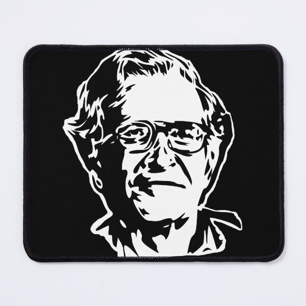 Item preview, Noam Chomsky Stencil White Classic 		 designed and sold by nuezrscecel57.