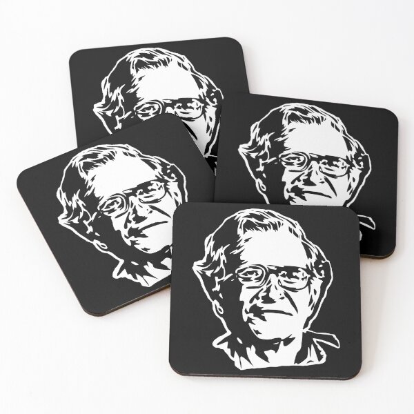 Item preview, Noam Chomsky Stencil White Classic 		 designed and sold by nuezrscecel57.