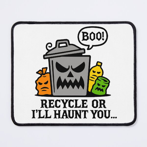 Item preview, The Trash Monster: Recycle or I'll Haunt You designed and sold by InkFool.