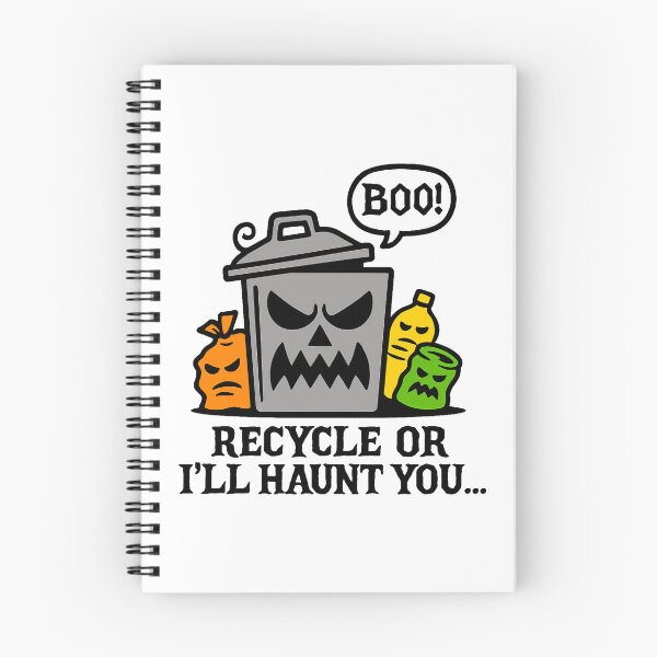 Item preview, The Trash Monster: Recycle or I'll Haunt You designed and sold by InkFool.