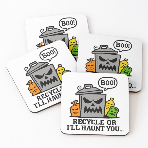Item preview, The Trash Monster: Recycle or I'll Haunt You designed and sold by InkFool.