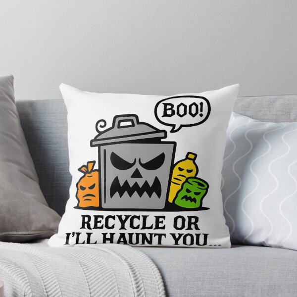 Item preview, The Trash Monster: Recycle or I'll Haunt You designed and sold by InkFool.