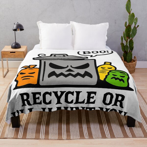 Item preview, The Trash Monster: Recycle or I'll Haunt You designed and sold by InkFool.