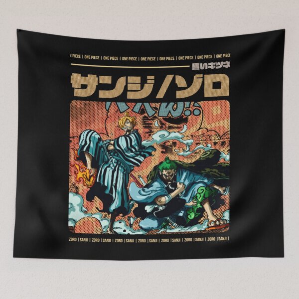 Item preview, Sanji_ Zoro  ONE PIECE  Manga Style Character Panel designed and sold by DillonHerman.