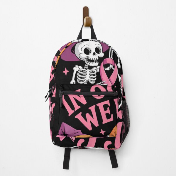 Item preview, Skeleton Support Witch Ribbon Breast Cancer Halloween designed and sold by Turbotine.