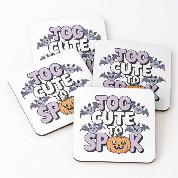 Item preview, Too Cute to Spook Kawaii Halloween designed and sold by Nimkaew.