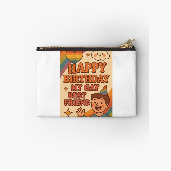 Item preview, Happy Birthday My Gay Best Friend – Pride Rainbow and Party Vibes designed and sold by Aryabek.