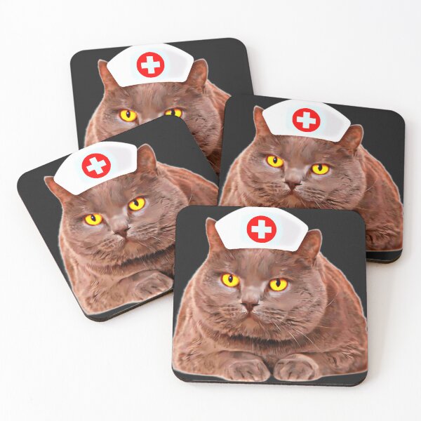 Item preview, Big-Brown-Nurse-Cat-Active-T-Shirt designed and sold by vinhduc.
