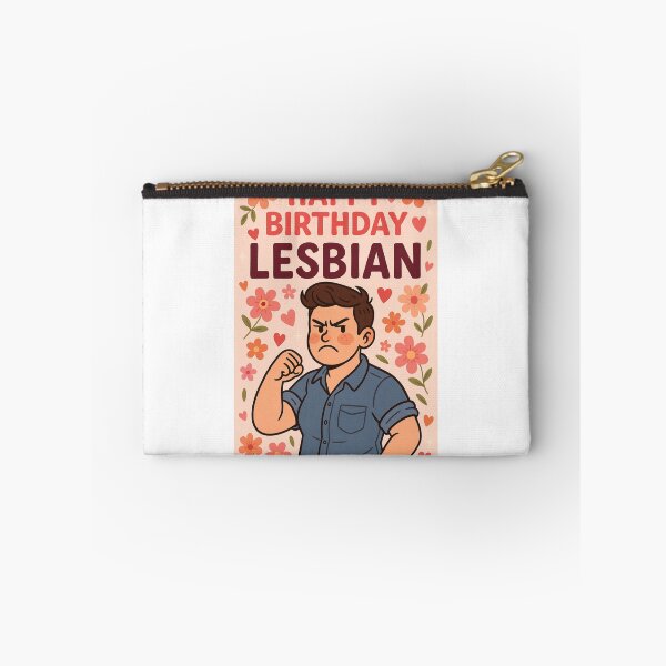 Item preview, Happy Birthday Lesbian – Butch Strength and Floral Energy designed and sold by Aryabek.
