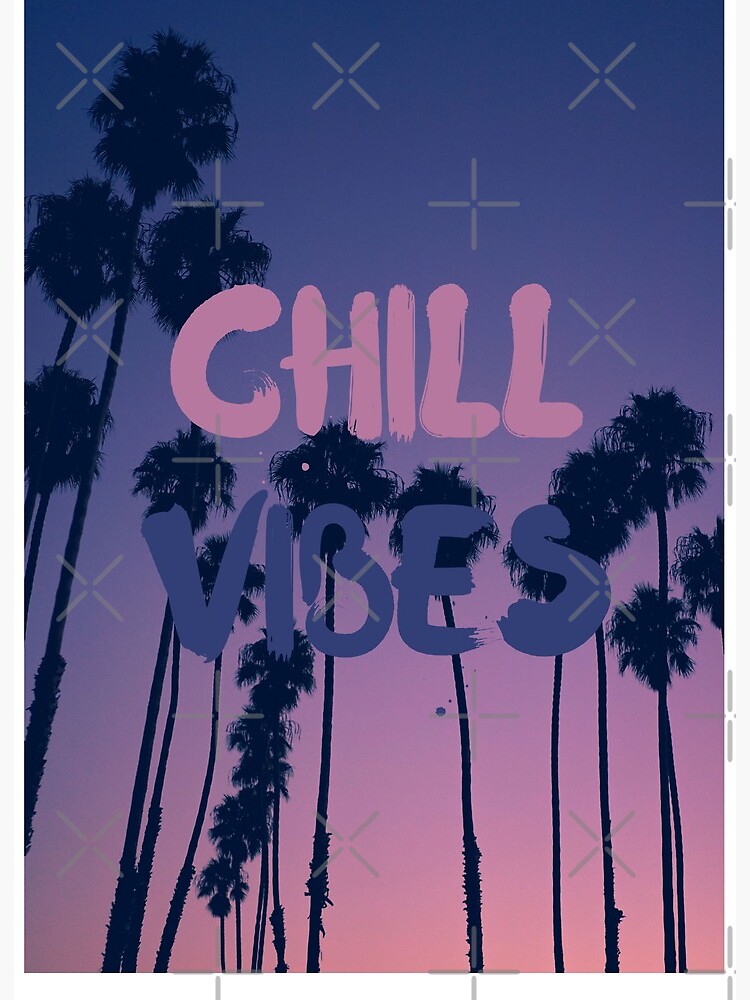 Chill Vibes: Relaxation Aesthetic Chilling Blank Lined Notebook