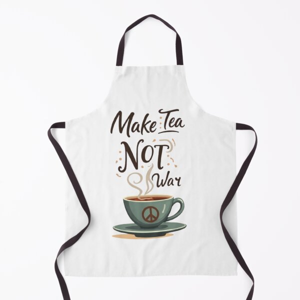 Item preview, Make Tea Not War Funny Peace Quote T-Shirt designed and sold by Life Quotes.