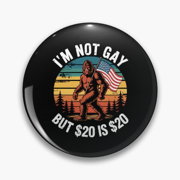Item preview, USA Flag Bigfoot Funny Meme Joke designed and sold by CookWorldLaughs.