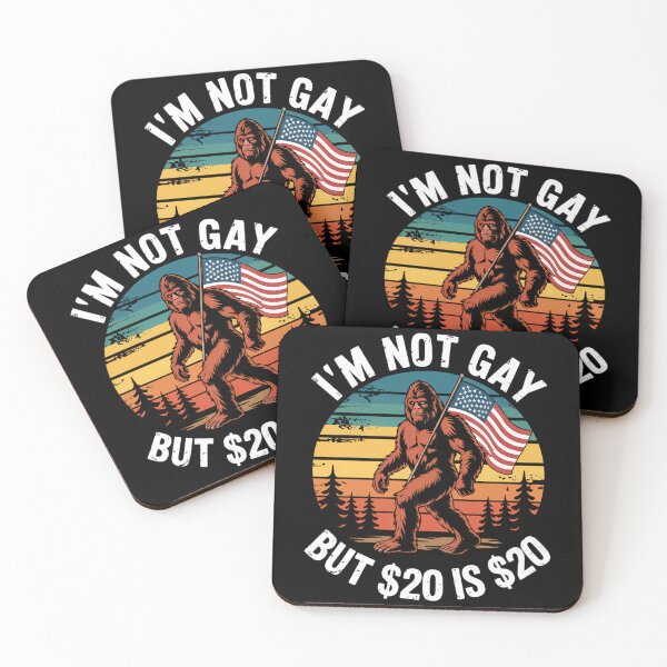 Item preview, USA Flag Bigfoot Funny Meme Joke designed and sold by CookWorldLaughs.